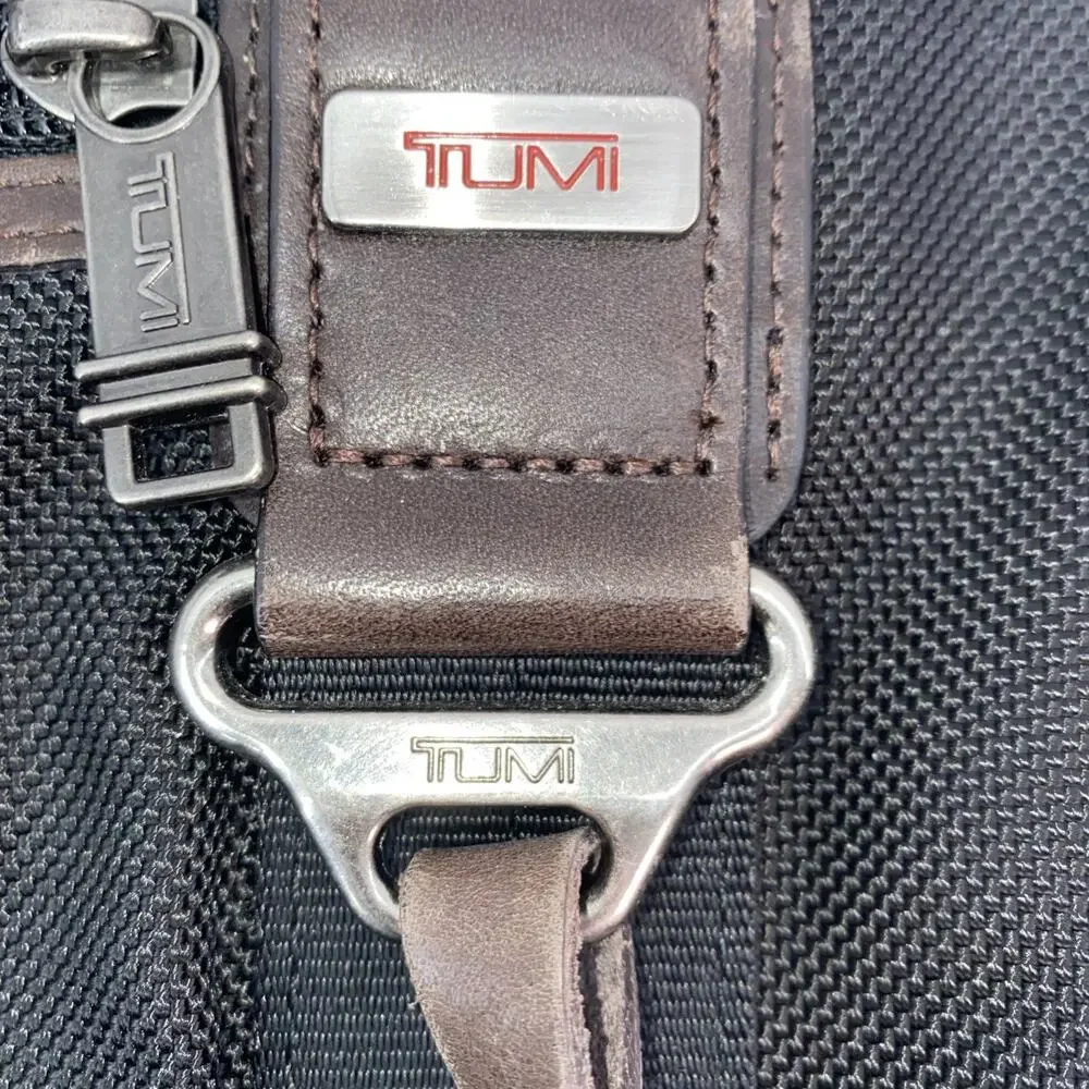 TUMI Business Bag Slim Brief Nylon Napa Leather